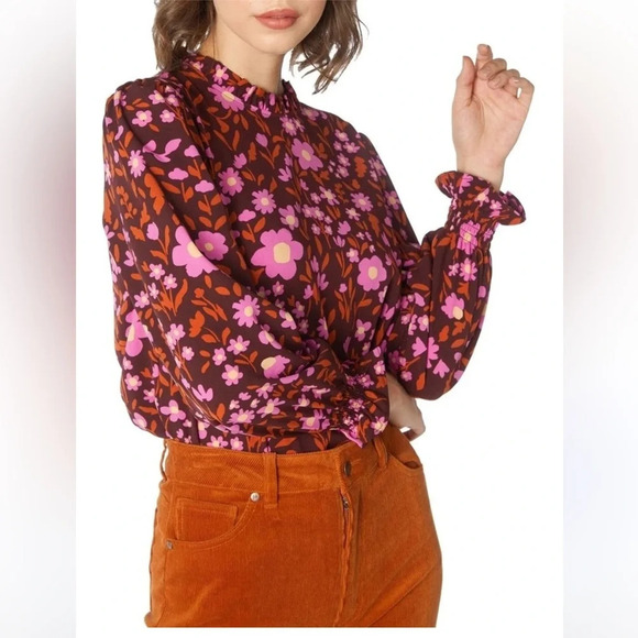 Princess Highway Meadow Blouse, Pink Multi, Size 12 AU, NWT - Picture 5 of 8